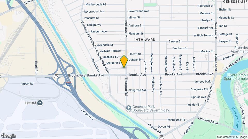 659 Thurston Rd Map and Location Details