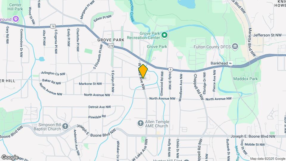 541 W Lake Ave NW Map and Location Details