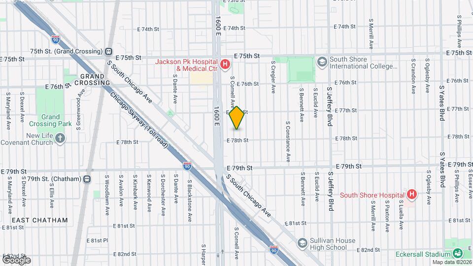 7747 S Cornell Ave, Unit 2 Mapa y Detalles de la Ubicación