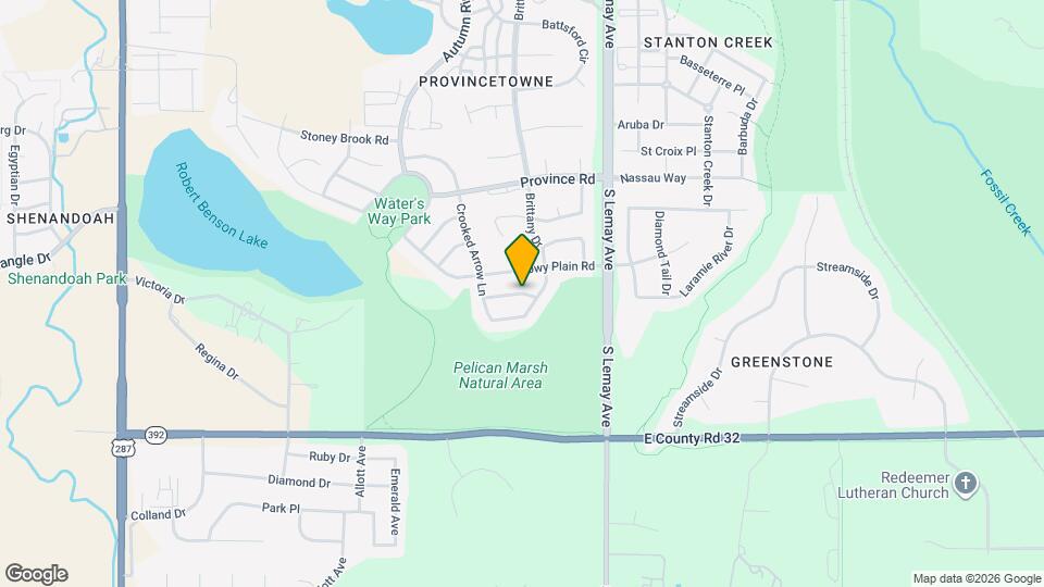 847 Brookedge Drive Map and Location Details