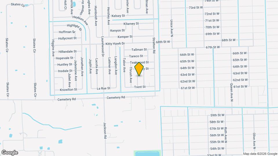 6016 Lindbrook Ave Mapa y Detalles de la Ubicación