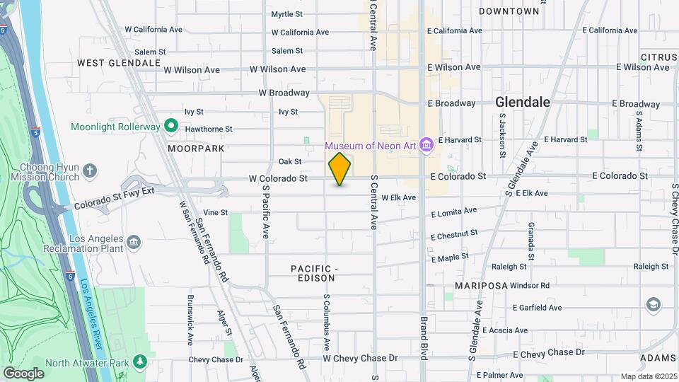 345 W Elk Ave Map and Location Details