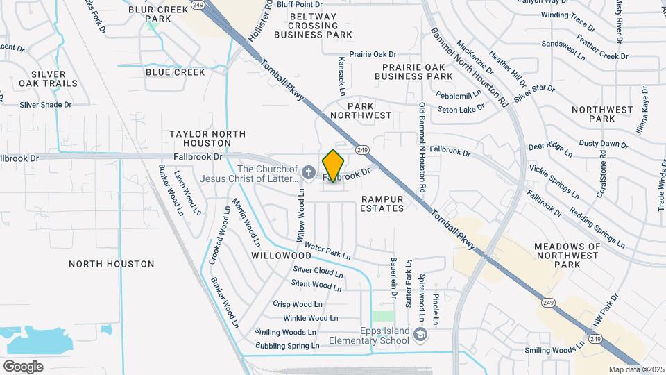 7575 Fallbrook Dr Map and Location Details