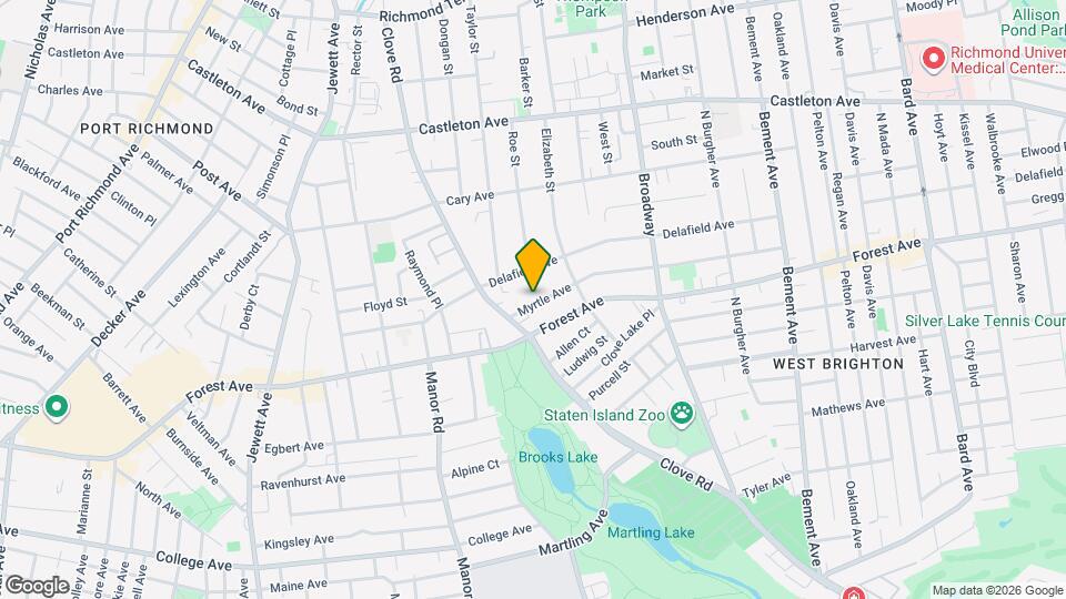 275 Myrtle Ave, Unit A Map and Location Details
