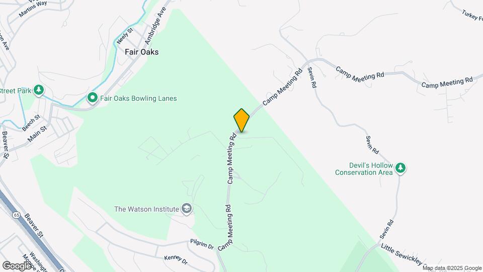 600 Camp Meeting Rd Map and Location Details