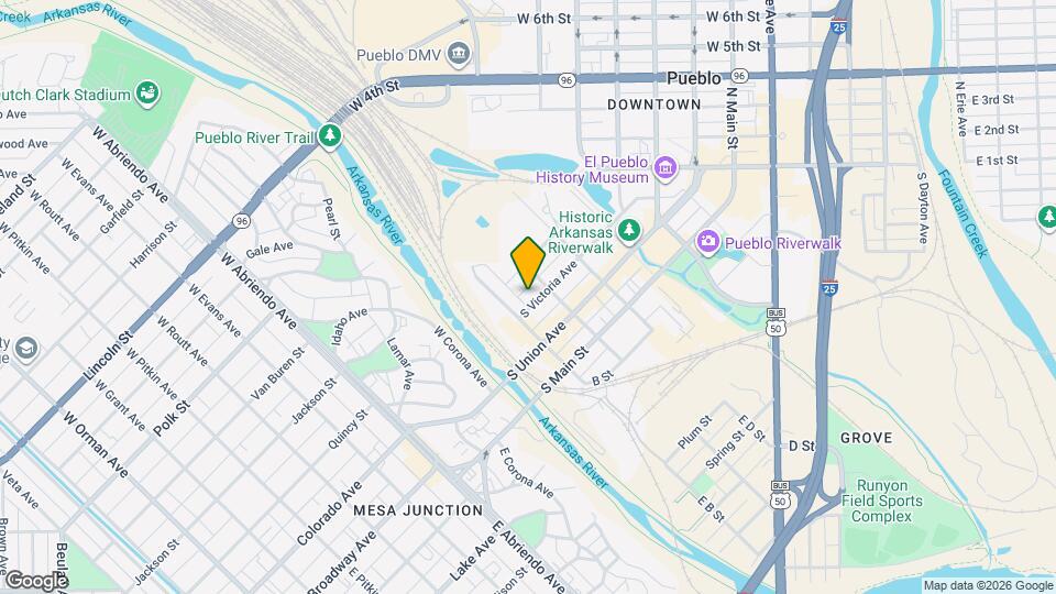 313 S Victoria Ave, Unit Downtown Penthouse Map and Location Details