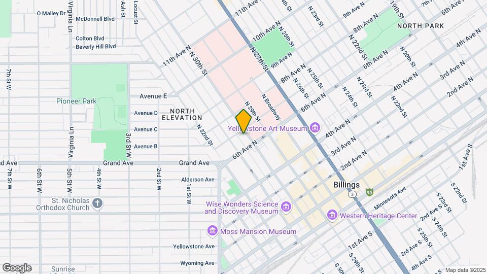 614 N 30th St Map and Location Details