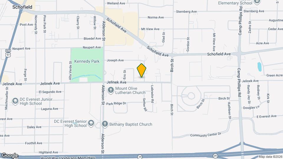 5916 Delikowski St Map and Location Details