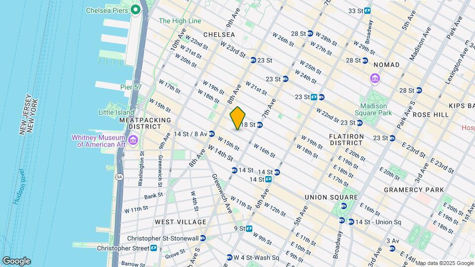 227 W 16th St Map and Location Details