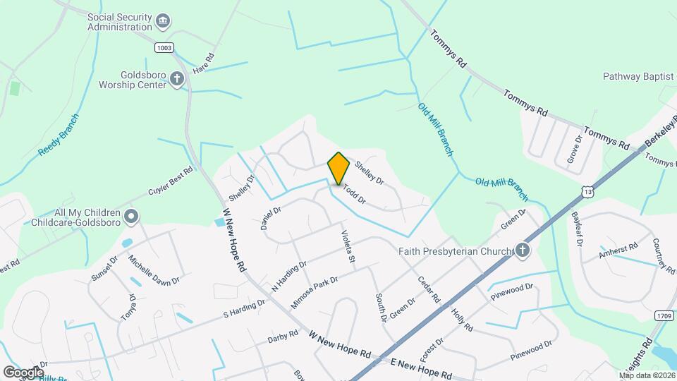 404 Todd Dr Map and Location Details