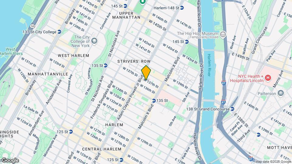 174 W 137th St Map and Location Details