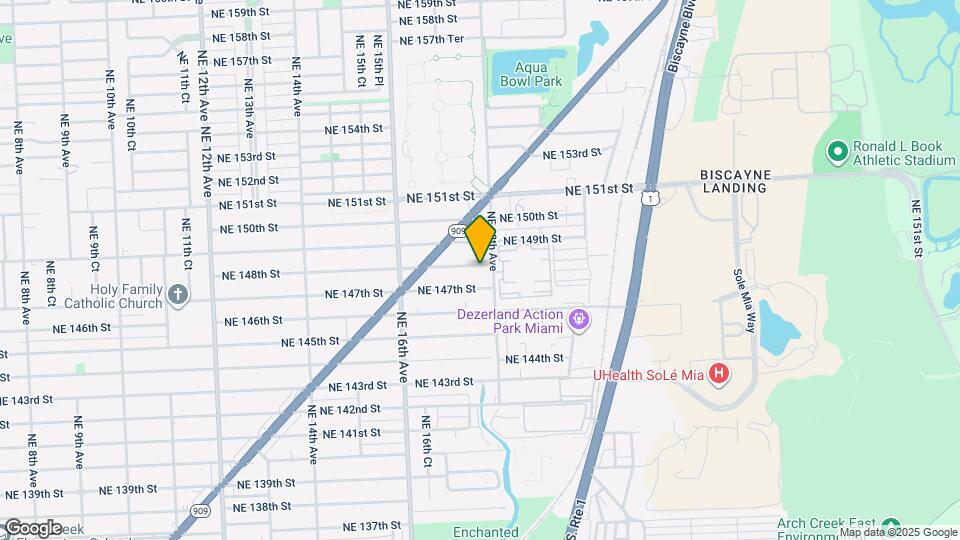 1770 NE 148th St Map and Location Details