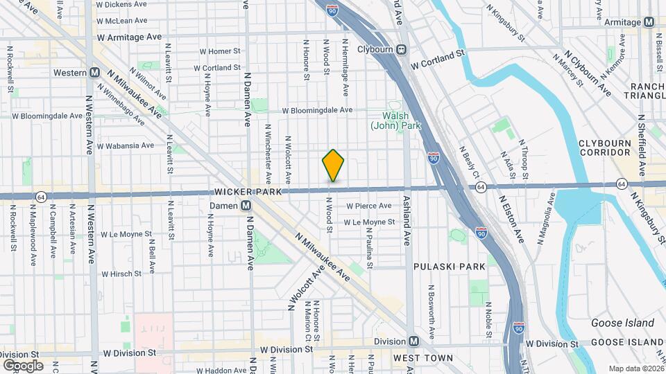 1754-1760 W North Ave Map and Location Details