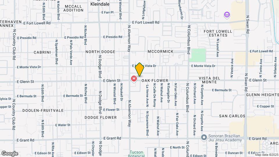 3949 E Glenn St Map and Location Details