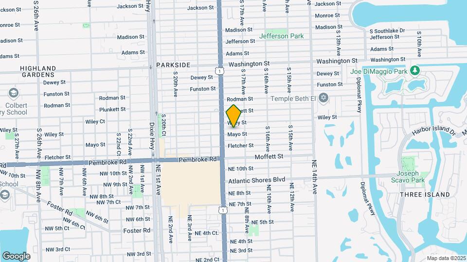 1733 Mayo St Map and Location Details