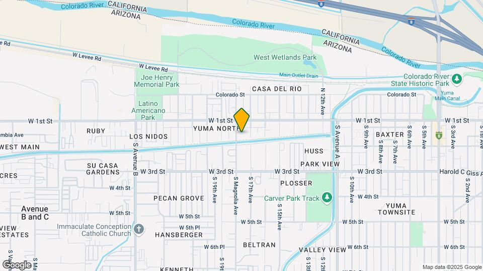 123 S Magnolia Ave Map and Location Details