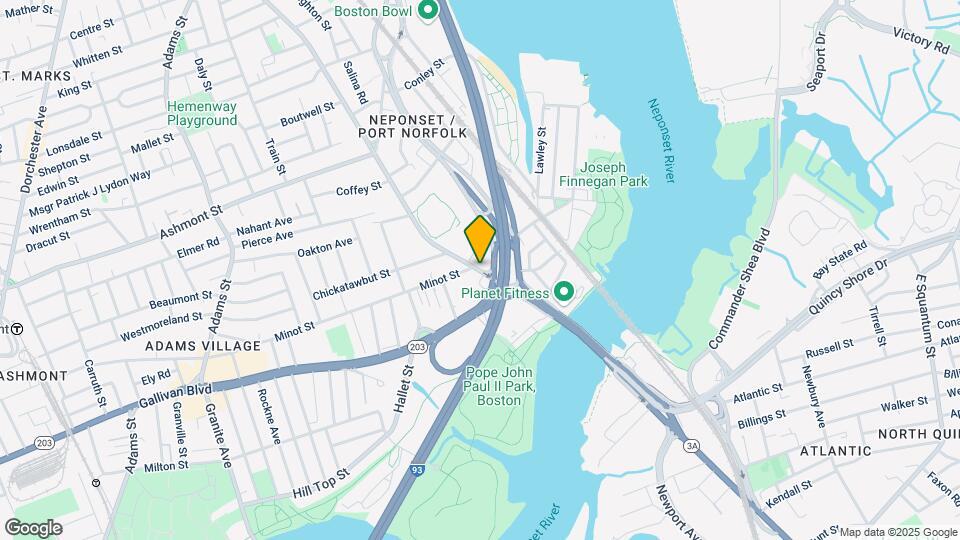 402 Neponset Ave Map and Location Details