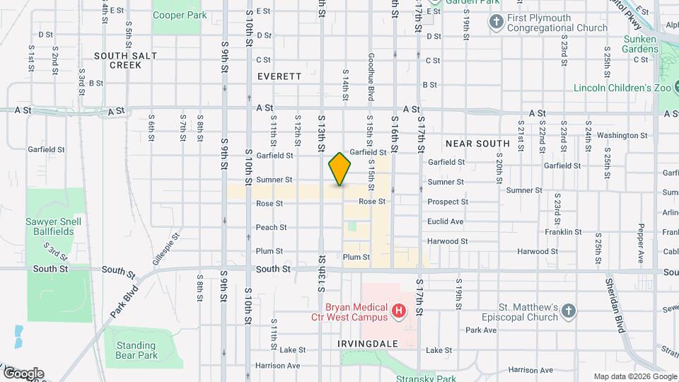 1717 S 14th St Map and Location Details