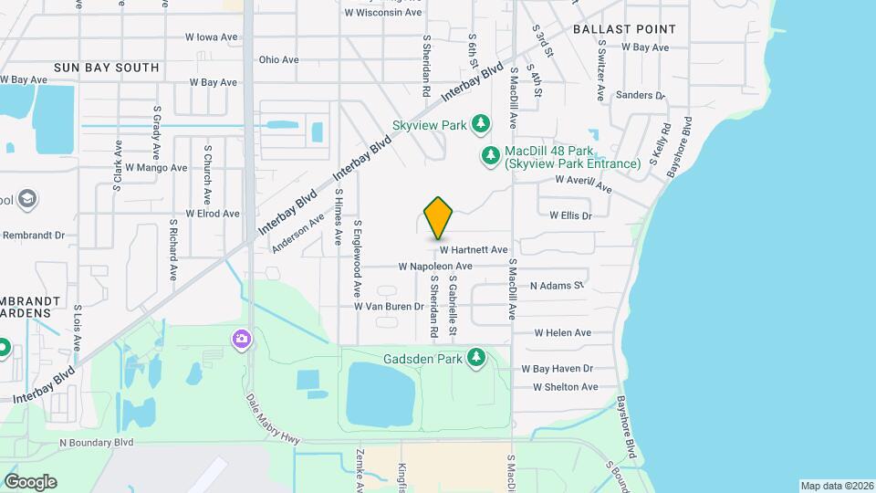 3213 W Hartnett Ave Map and Location Details