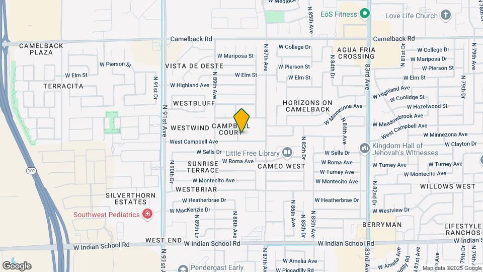4509 N 88th Ave Mapa y Detalles de la Ubicación