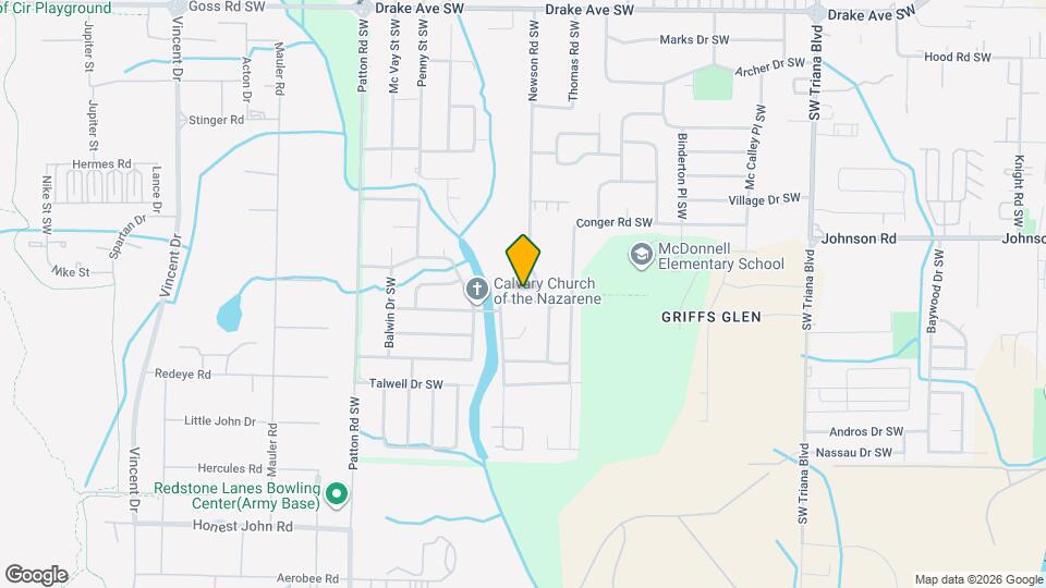 3910 Grunden Dr SW Map and Location Details