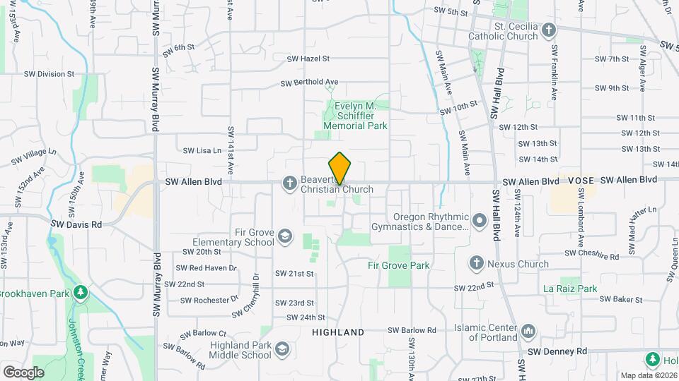 6065 SW Valley Ave Map and Location Details