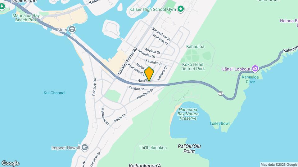 232 Hanakoa Pl Map and Location Details