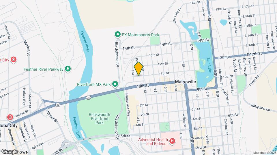 918 11th St Map and Location Details