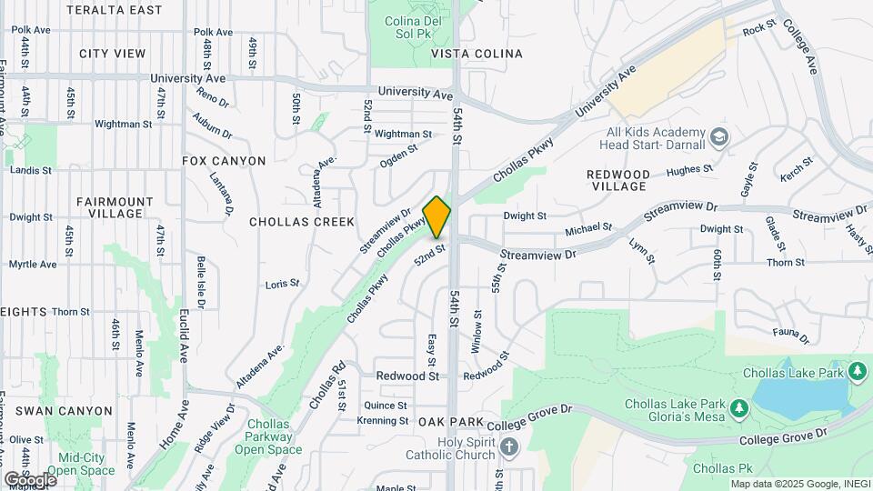 3382 52nd St Map and Location Details