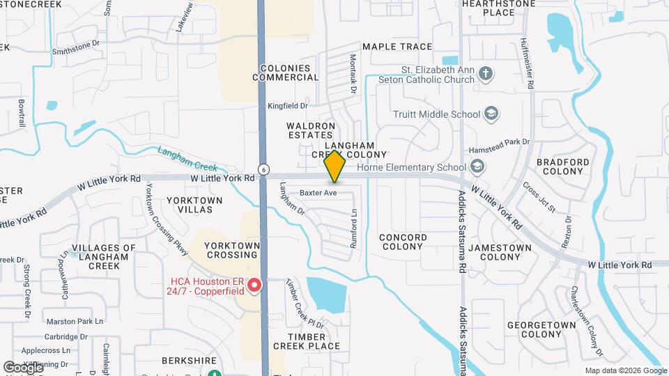 15334 Baxter Ave Map and Location Details