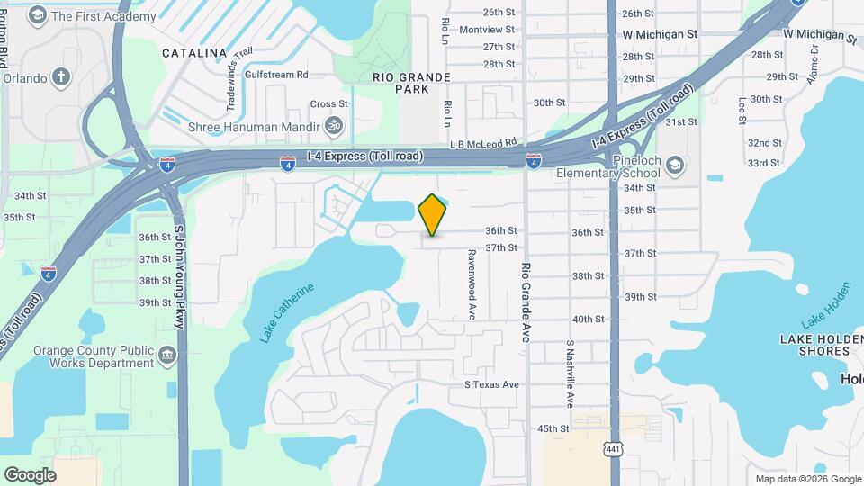1817 37th St Map and Location Details