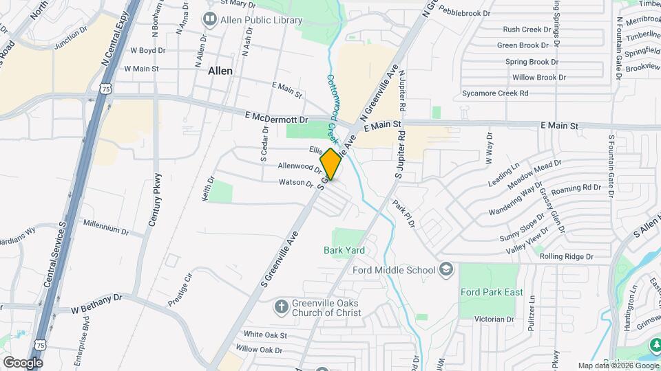 505 Cedar Elm Ln Map and Location Details