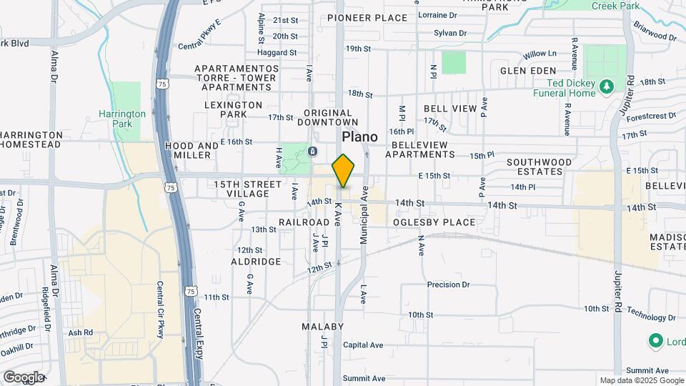 Bel Air Downtown Mapa y Detalles de la Ubicación