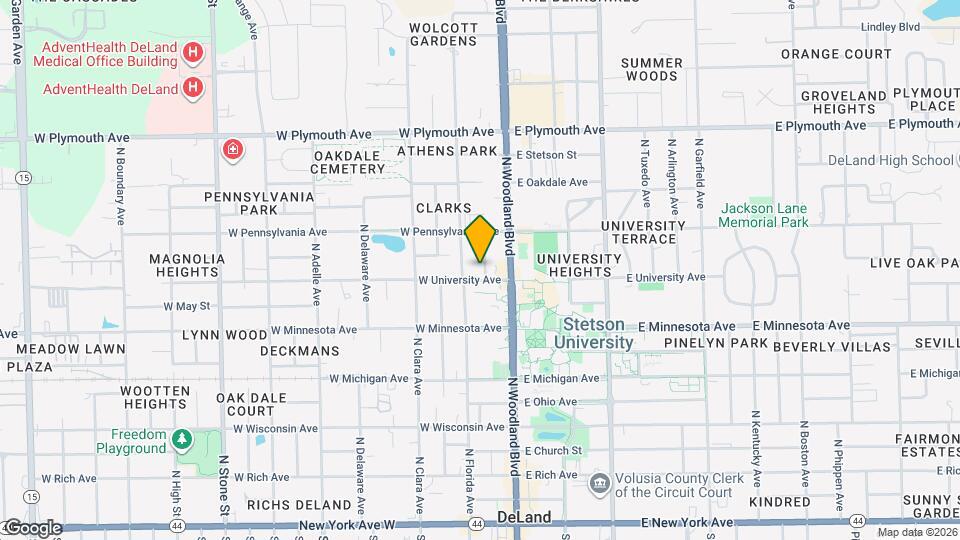 602 N Palmetto Ct Map and Location Details