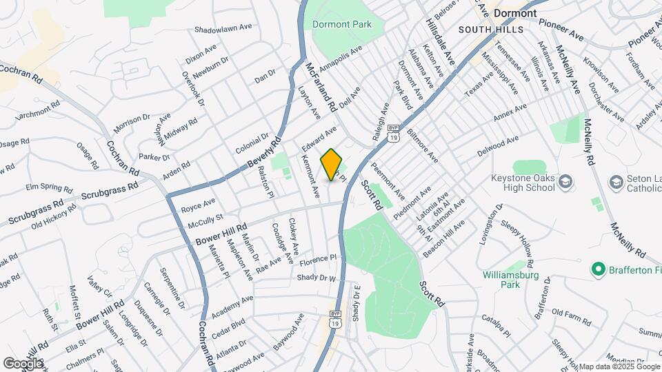 315 Lavina Ave Map and Location Details