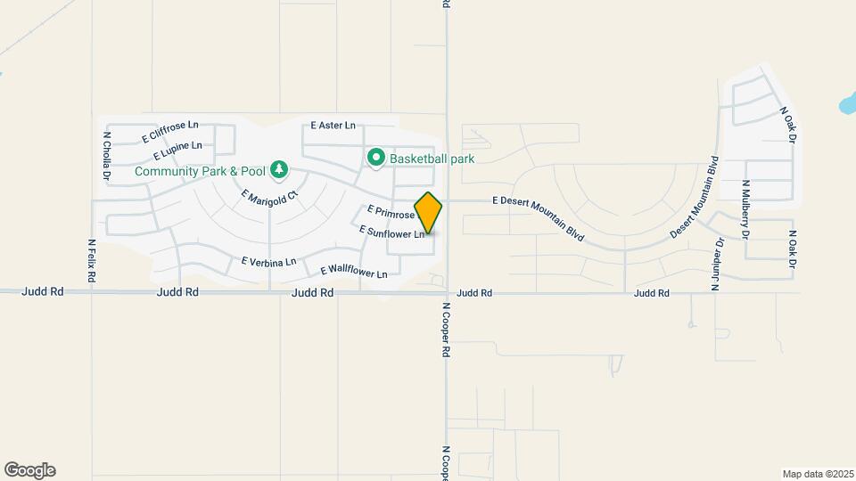 11679 E Sunflower Ln Map and Location Details