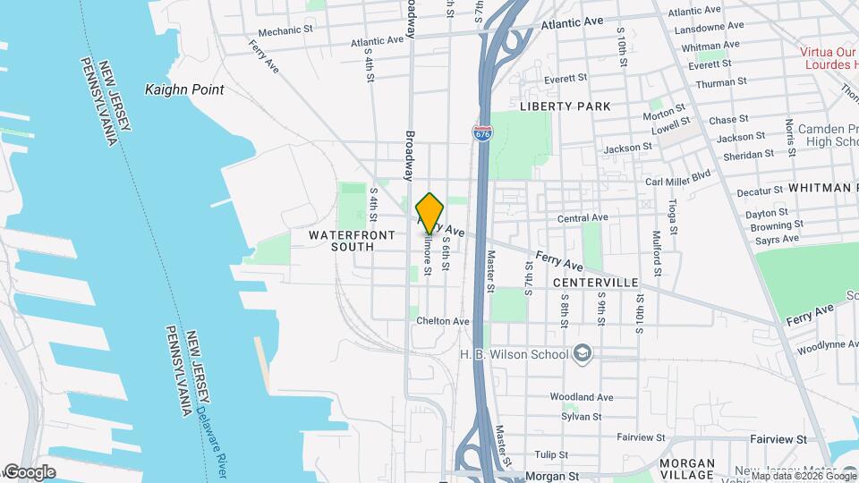 1830 Filmore St Map and Location Details