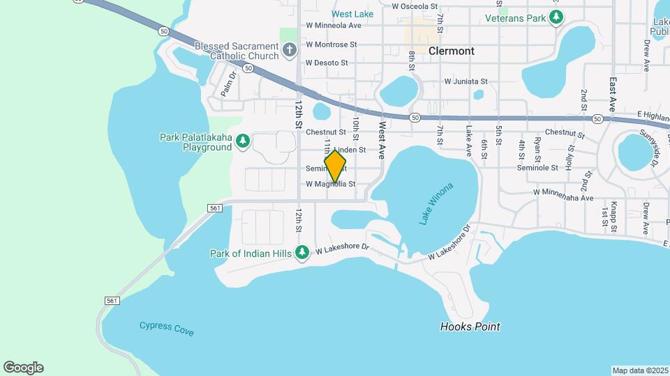 1079 W Magnolia St Map and Location Details