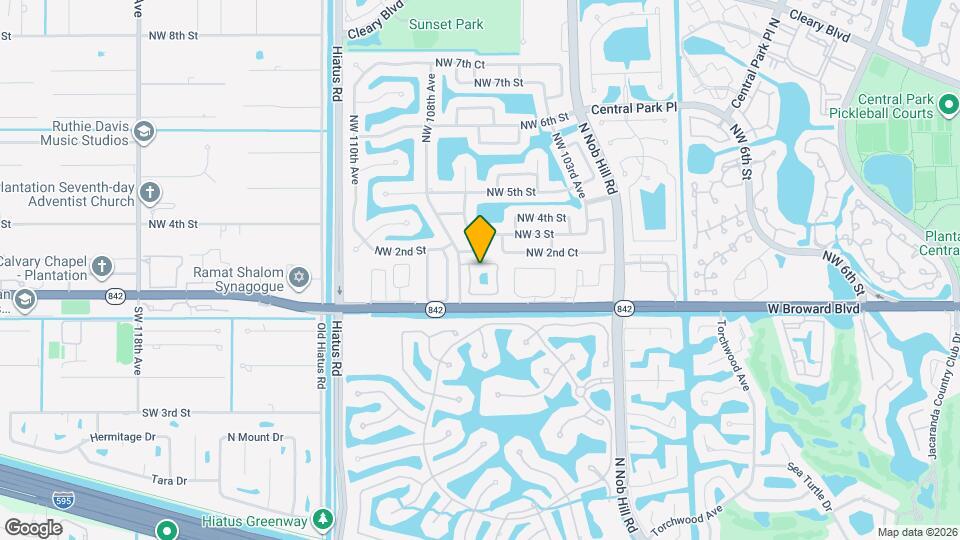 10702 NW 1st Ct Map and Location Details