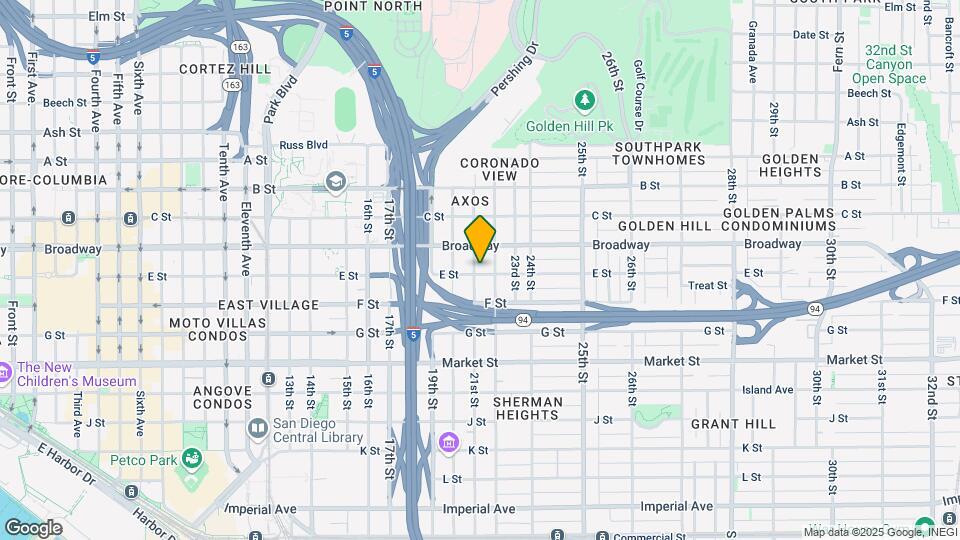 2118-2124 E St Map and Location Details