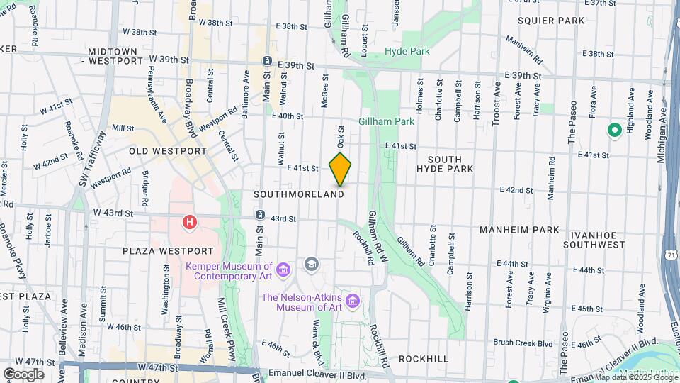 4209 Oak St Map and Location Details