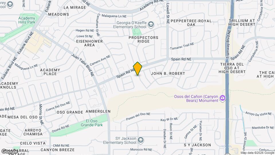 5309 Vista Bonita NE Map and Location Details