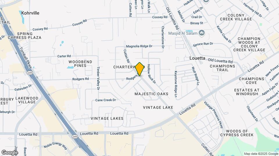 9518 Cane Creek Dr Map and Location Details
