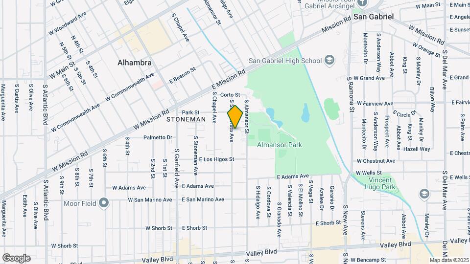 740 S Sierra Vista Ave Mapa y Detalles de la Ubicación
