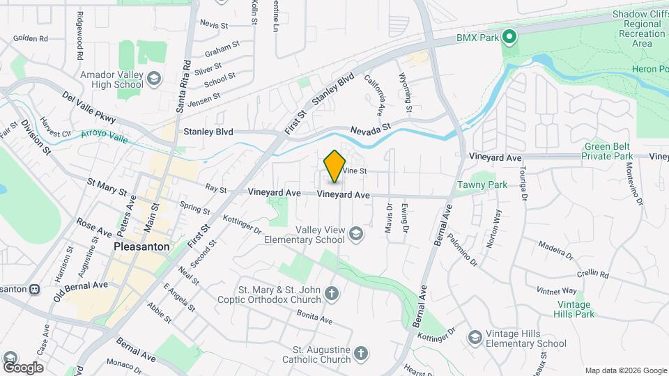 3851 Vineyard Ave Map and Location Details