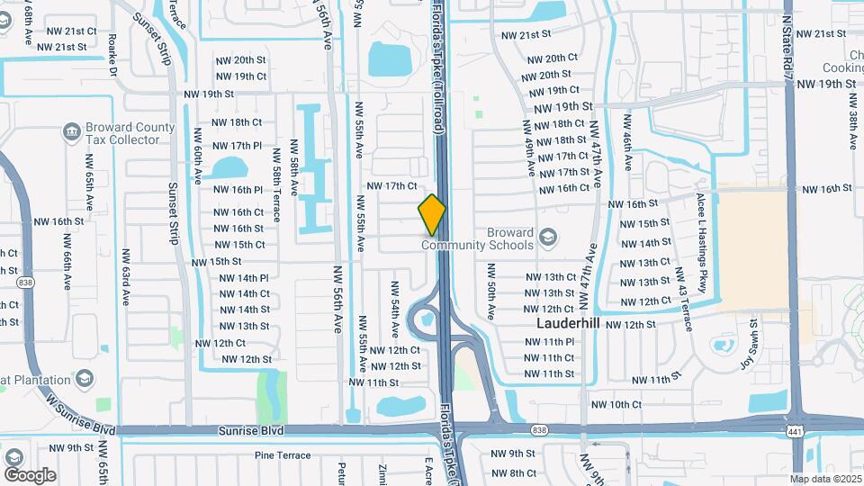 1538 NW 52nd Ave-Unit -1 Map and Location Details