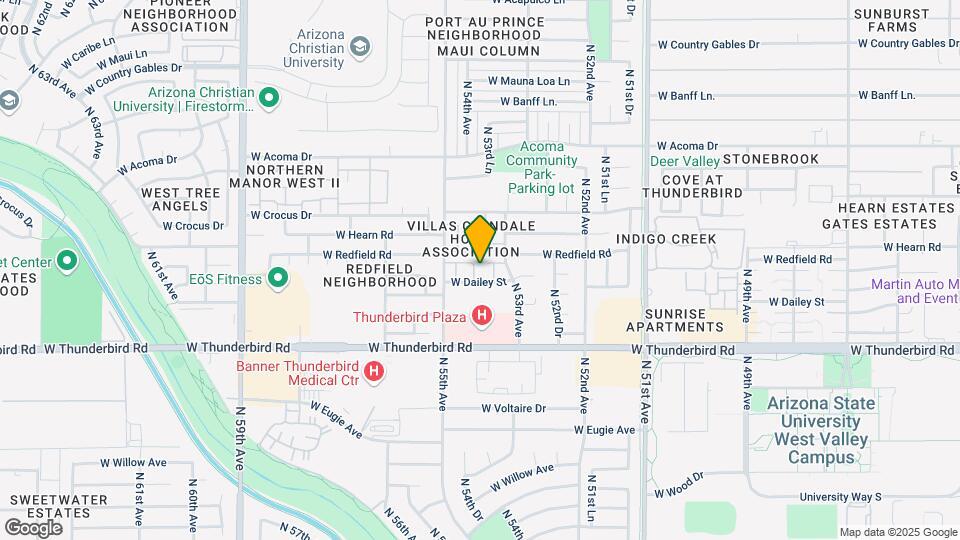 14013 N 54th Ave Map and Location Details