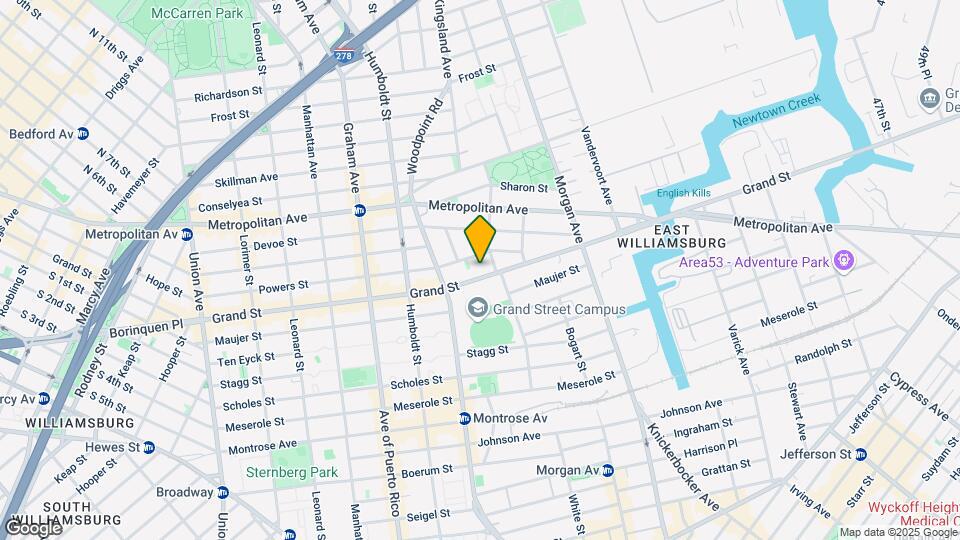 871 Grand Street Map and Location Details