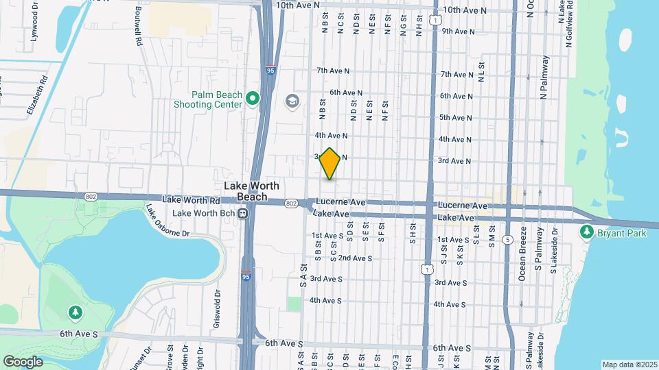 Lake Worth Towers Map and Location Details