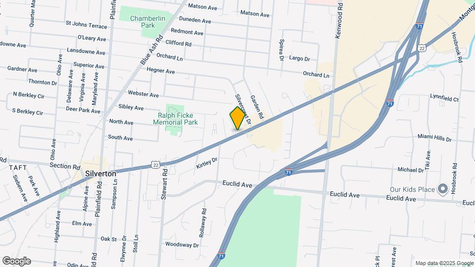 7631 Montgomery Rd Map and Location Details